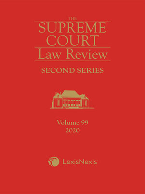 cover image of Supreme Court Law Review, 2nd Series